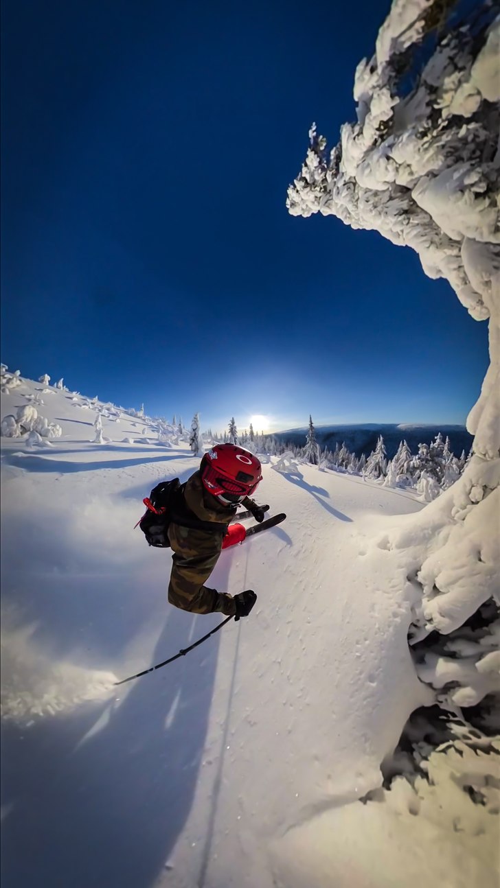 Pow på hemmaberget.