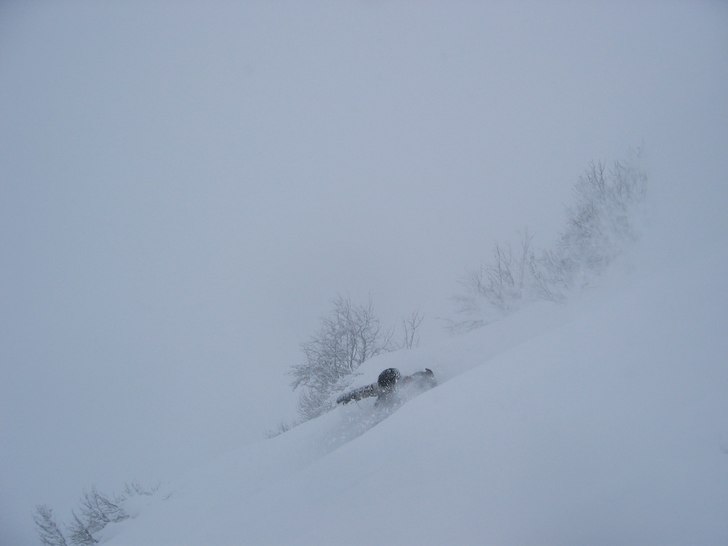 sjukt med snö!. Foto: Stefan Molander. Åkare: David Svensson.