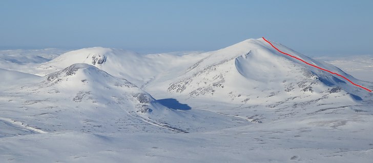 Storsnasen från Sydöst. . Foto: Mattias Skantz.