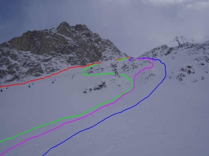 Repor under Yret-liften i Serre Chevalier.. Foto: Anna Coles.