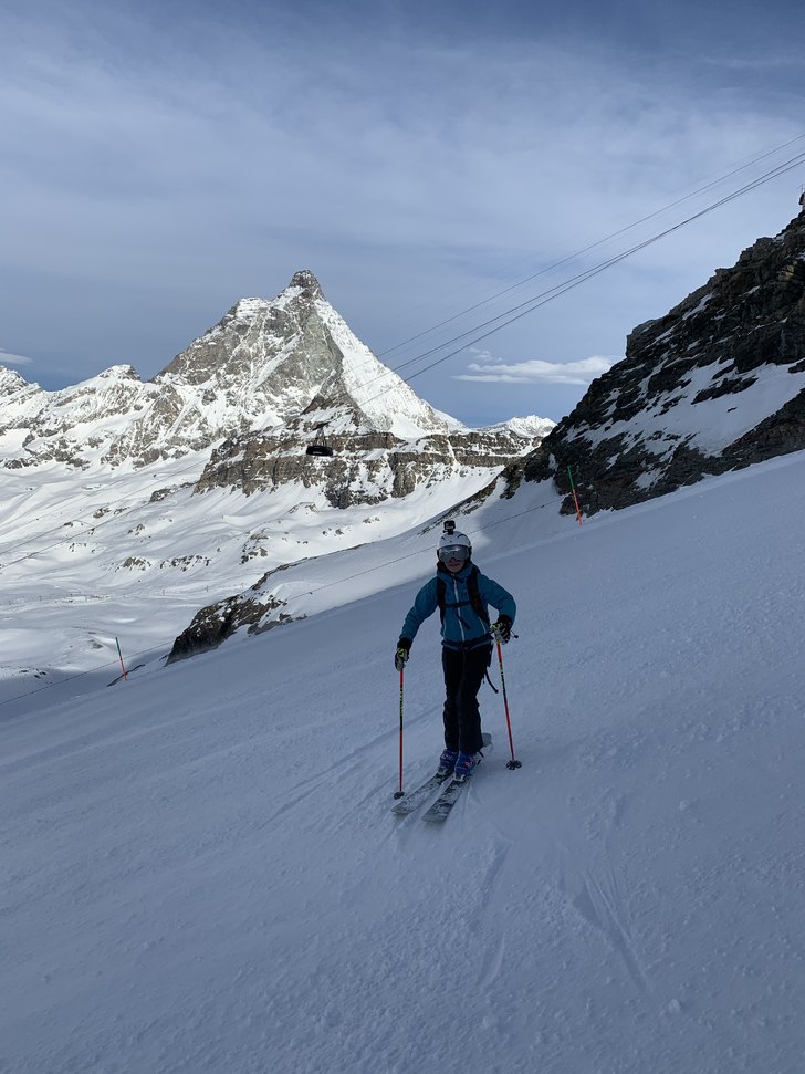 En dag i Cervinia.