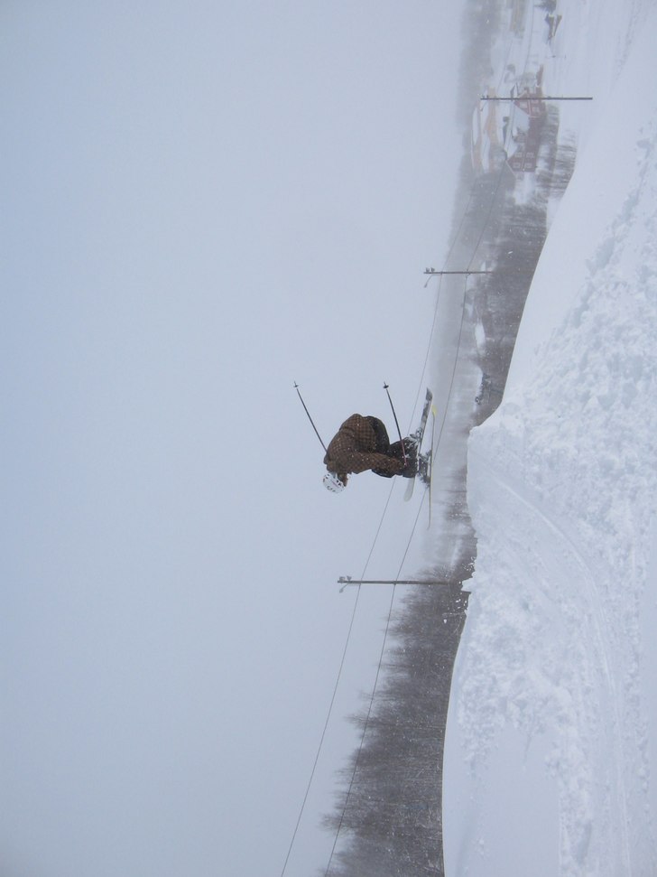lite "bc" körning när liftarna var st�. Åkare: Simon Sandström.