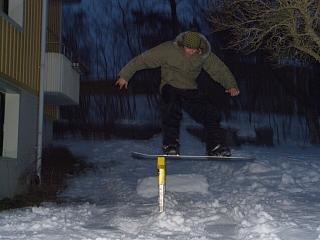 tailslide. Foto: Jonny Johansson. Åkare: Kim Hasselberg.