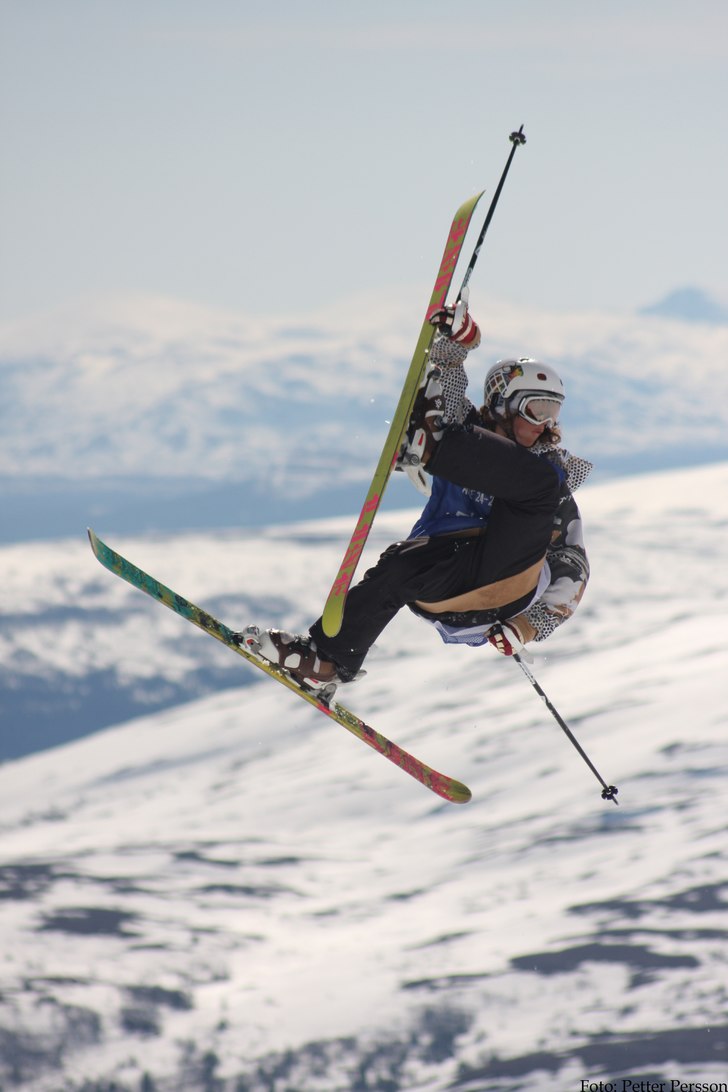 Bilder ifrån dagens SM Big Air 2009 ifrån Åre! . Foto: Petter Persson. Åkare: -ll-.