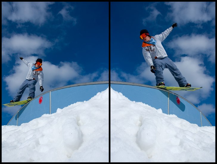 två bs nosepress som fottades under Duetsfilms Ra. Foto: Johannes Hjort. Åkare: Jonathan Helin.