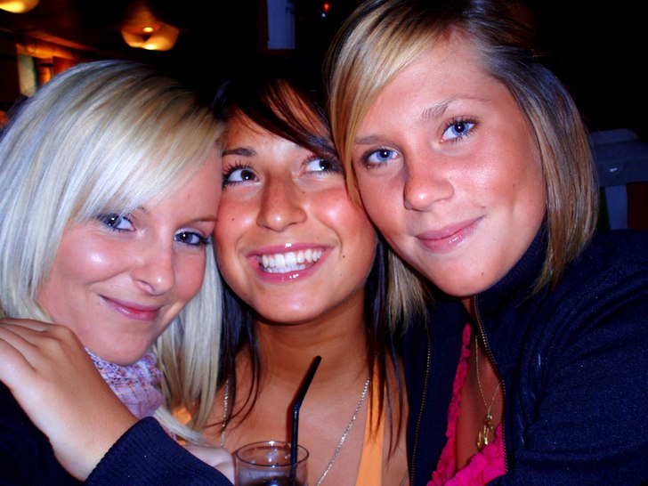 Sista kvällen i Lloret - med kollegorna.. Foto: Elin Johnsson.