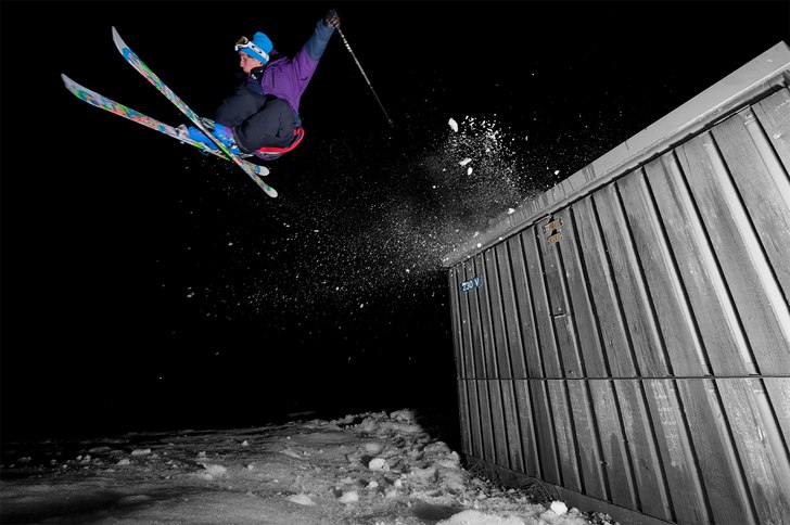 Preseason jib.... Foto: Peder Svardal. Åkare: Bendik Øye.