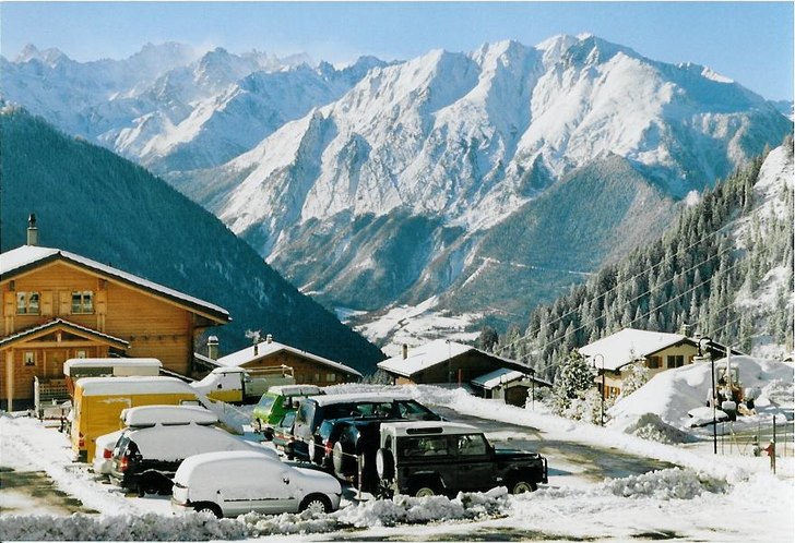 utsikt från verbier . Foto: Mario Hansson.