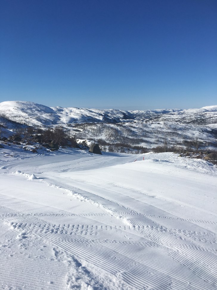 Fredag
Strålende sol, ingen vind og -1. Velkommen.