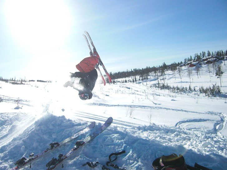 Backflip. Foto: Linus. Åkare: Tobbe (jag).