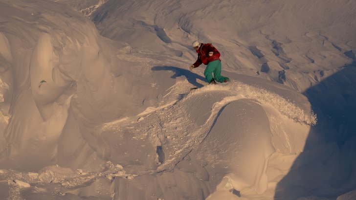 Säsongsstart i drömförhållanden 2013-12-07. Foto: Anders Bengs. Åkare: Carina Bengs.