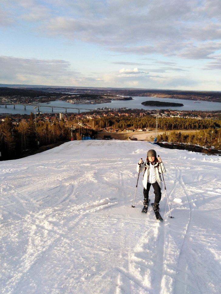 När slalombacken i Sundsvall stängt för säsong.