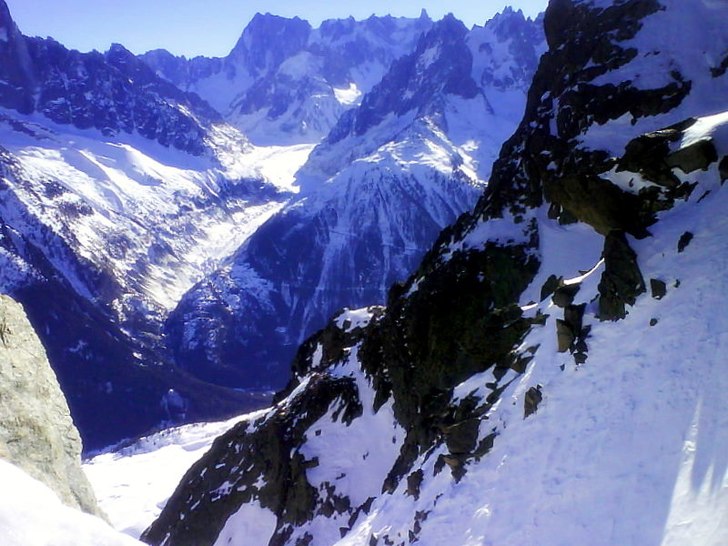Mer de glace. Det sista man ser av Chamonixdalen i. Foto: My Ernevi.