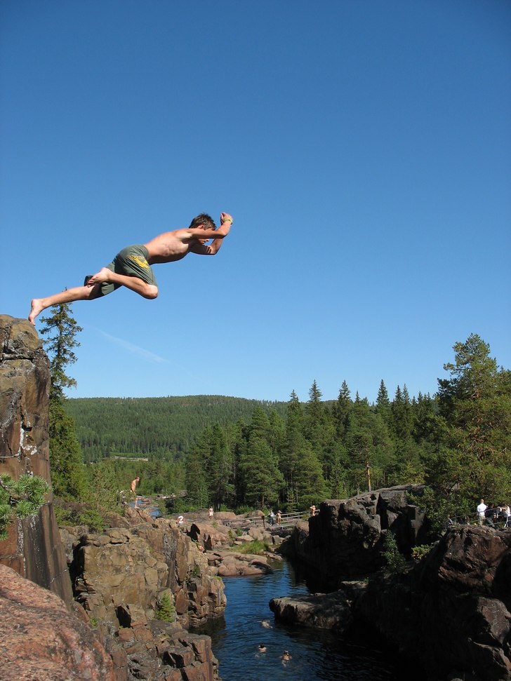 Tyckte de var en rätt cool pose ;P. Foto: Erik Westerdahl. Åkare: Jag (Petter Frisk).