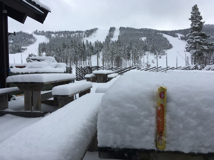 20 cm nysnø og 20 i stil!
Velkommen til fjells! D.