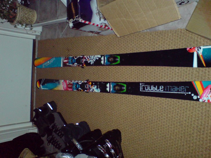 mina nya dynastar trouble maker !. Foto: jag.