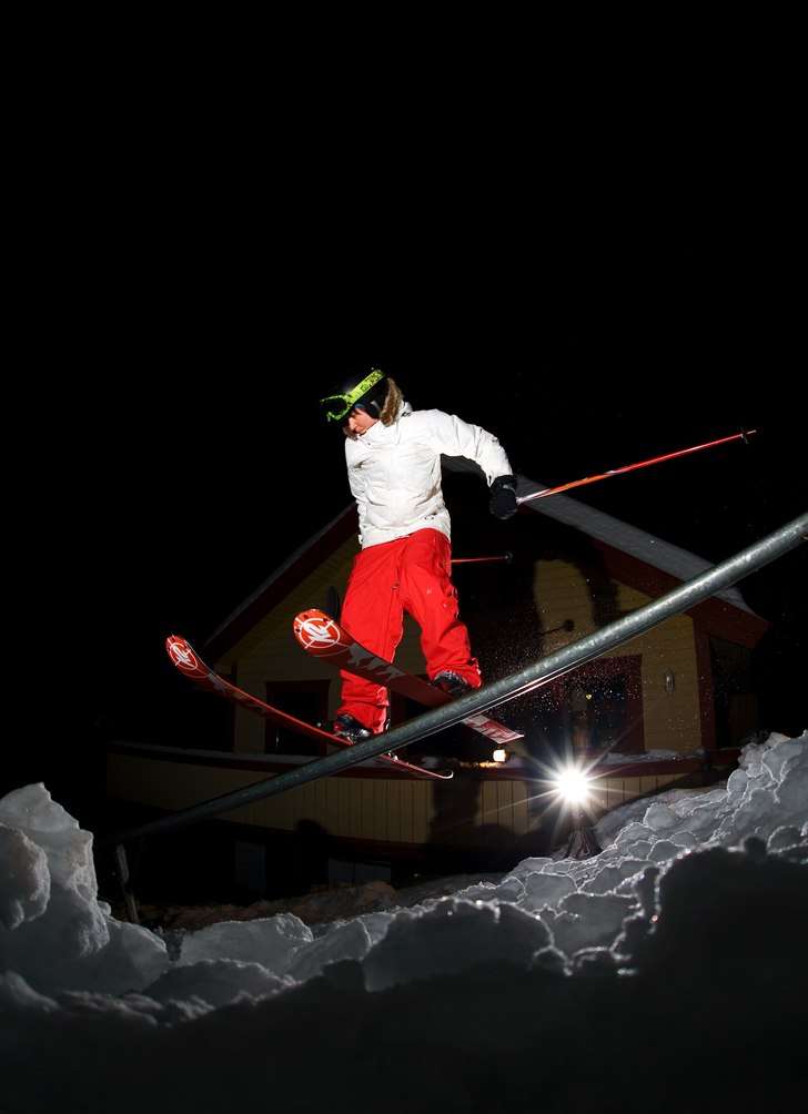 Våran bakgård i Hemsedal.. Foto: Kristoffer Andersson. Åkare: Marie Karlsson.