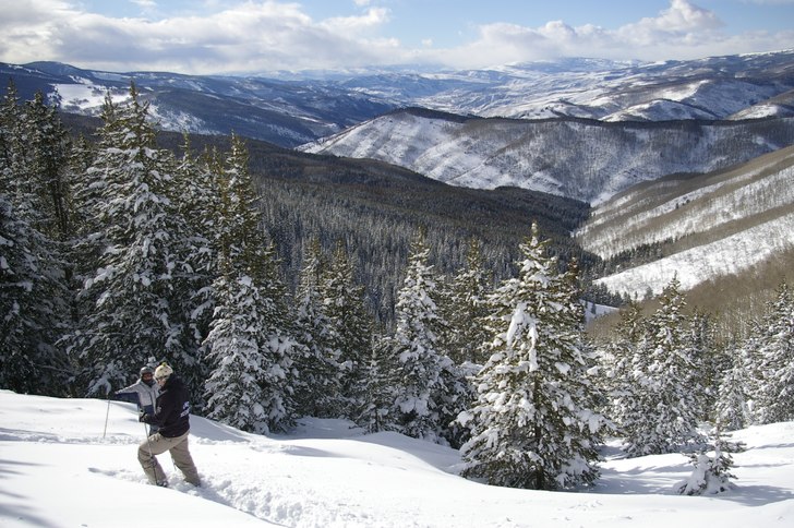 Rocky Mountains från sin bättre sida.. Foto: Maria Lundin. Åkare: Brian Corbellini.