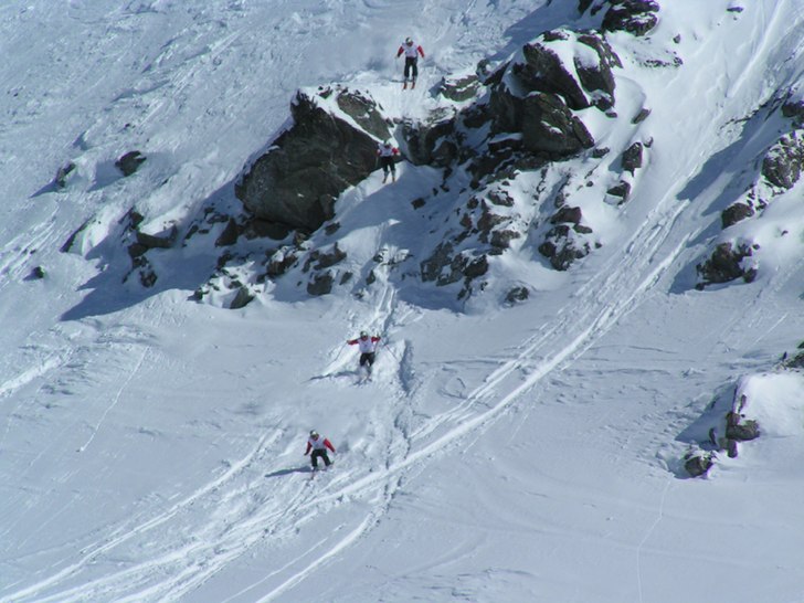 Bilgsekvens från VerbierRide 2004. Foto: Magnus Eriksson. Åkare: Johan Edenteg.