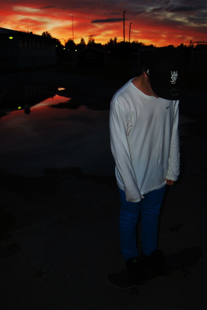 Var ute och fotade lite en shyst kväll.. Foto: Tommie Johansson. Åkare: Jesper Carlqvist.