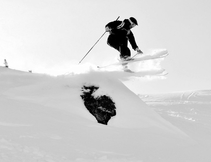 Härliga ytor att leka på. . Foto: Petteri Koste. Åkare: Henrik Mideroos.