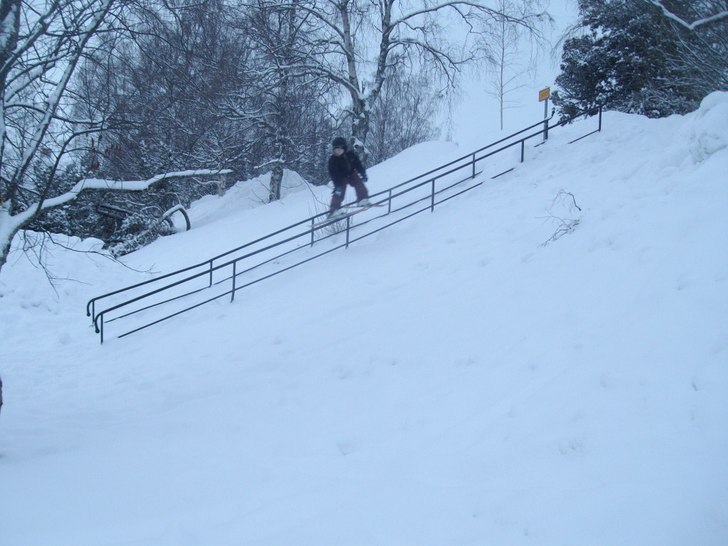 Handrail. Åkare: niklas samuelsson.
