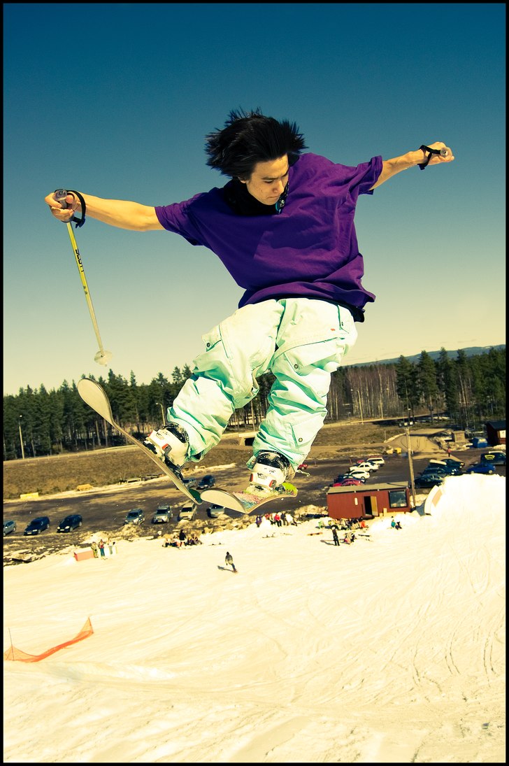 Missade nosegraben men de är en 5a nose med shift. Foto: Billie thoreus (jag). Åkare: Adam "thai" kättström.