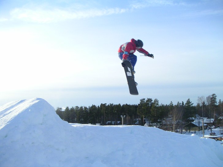 Här är jag med min cleana tailgrab :D . Foto: Henrik Ersgård. Åkare: Mikael Hillius.