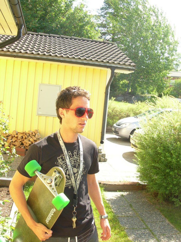 Longboard. Foto: Mikael Saadat. Åkare: Mikael Saadat.