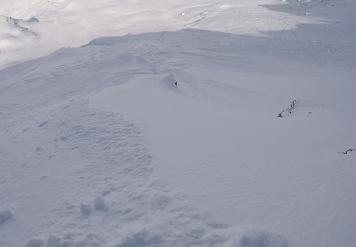 Foglietta, lite skiers left om vanliga insteg 2.
