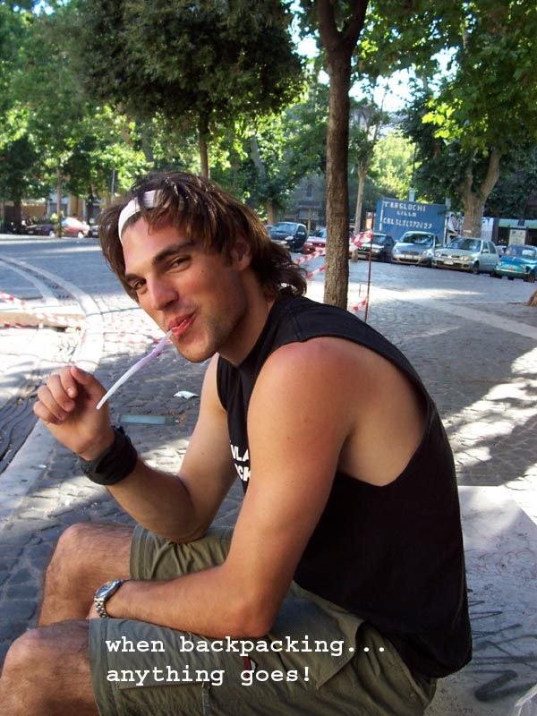 Gled runt lite i Rom under vår tågluff i somras,. Foto: Dagge.