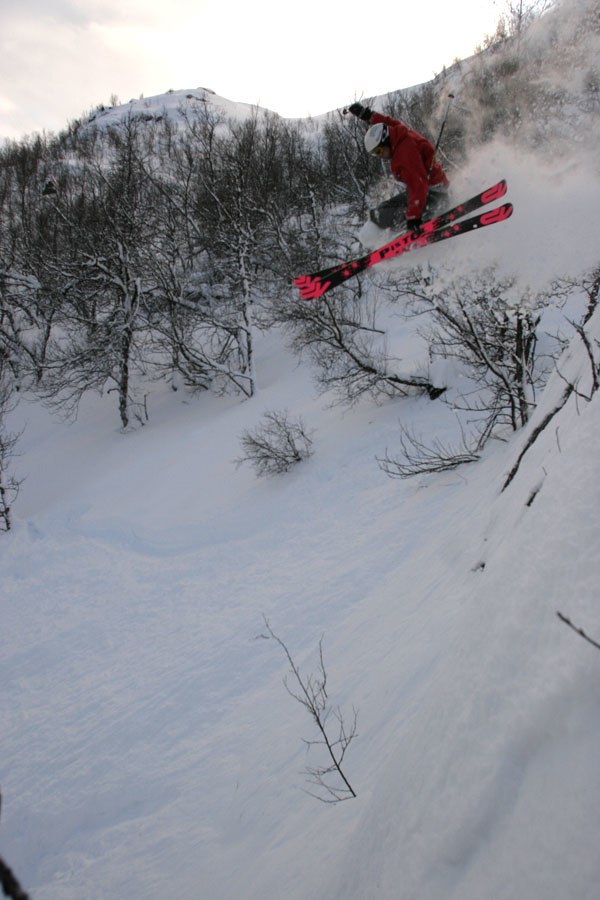 Ett litet drop vi fotade efter en veckas intensivt. Foto: Frederick Khile. Åkare: Jonas Persson.