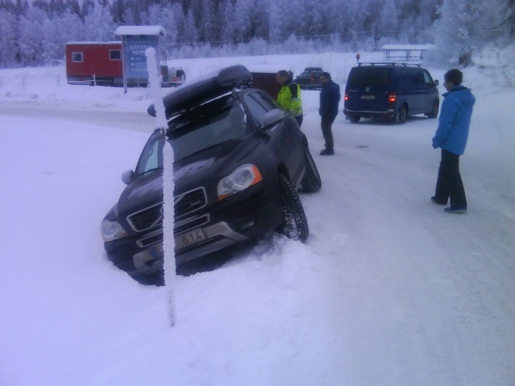 Vi va på väg hem från backen för att festa, je. Foto: minns inte.