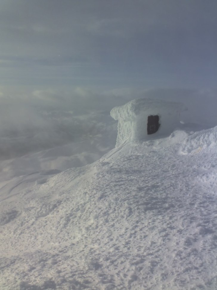 Utedasset uppe på Gaustablikk, testade aldrig om . Foto: Daniel Olsson.