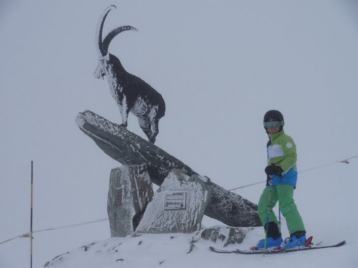 En skön dag i alperna.. Foto: Lars Johansson. Åkare: Victor Dalström.