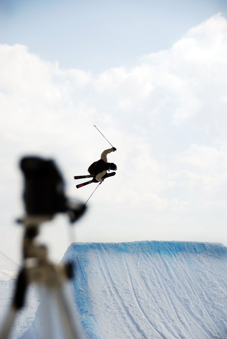 Petter under Freeride 2008. Foto: Erik Hammarsten. Åkare: Petter Elfsberg.