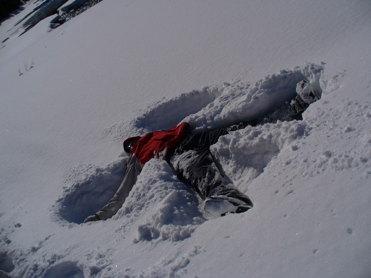 Puder gör en till  barn igen.. Foto: Malin Persson. Åkare: Elia Landberg.