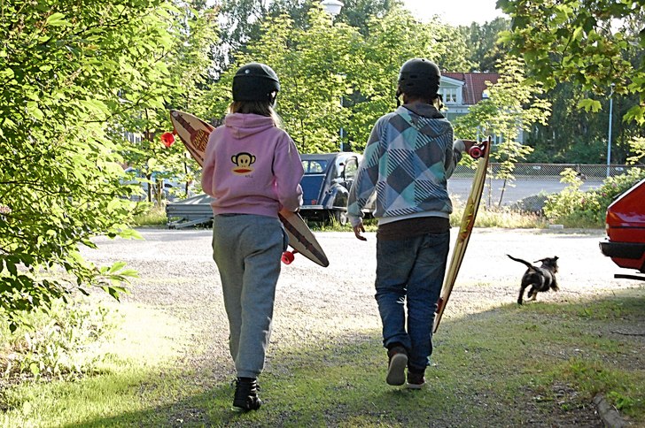 Longboard borde ha en egen kategori. Foto: Ville . Åkare: Fridu & jag.