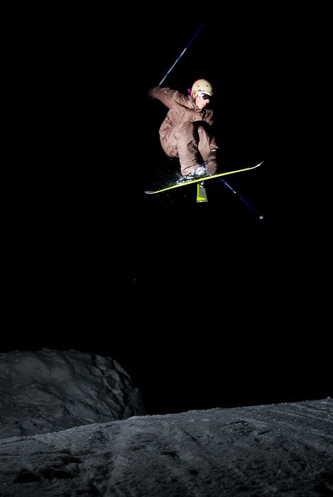 Jag gör en 540 mute. Foto: Thomas Lundman. Åkare: Hannes Karlström.