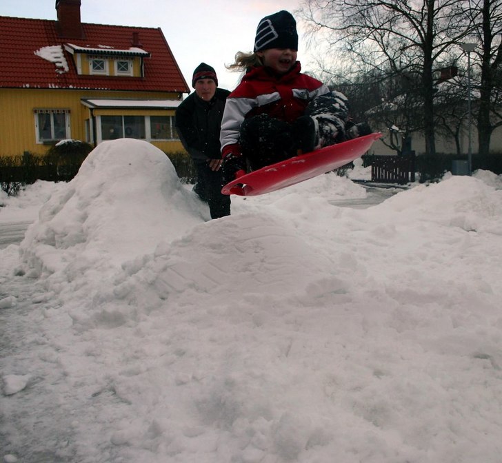 Tefatsåkning. Foto: Mimmi. Åkare: Isabellé.