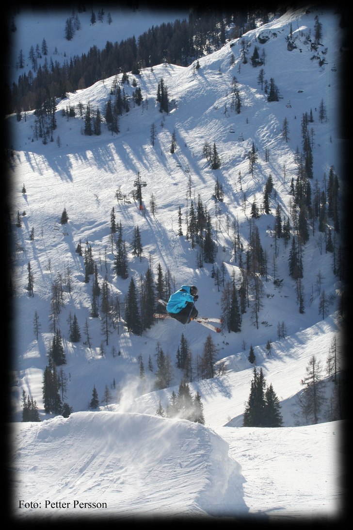 Var i Flachau med mina bröder. Bildentog jag i en. Foto: Petter Persson. Åkare: Jonas Persson.