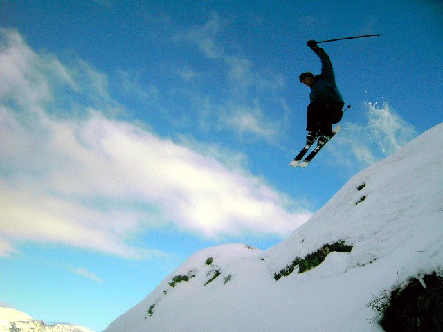 Sista dagen på Kick Off helgen i Hemsedal bestäm. Foto: Calle Nilsson. Åkare: Marcus Velin.