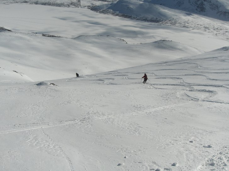 Puder & sol dagen efter stormen lagt sig!. Foto: Anna Frosch. Åkare: Mia Månsson.
