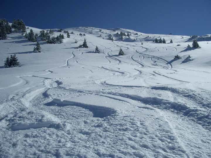 Offpist i Saalbach..underbart!. Åkare: Jag.