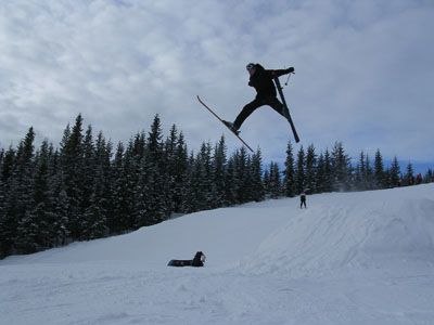 Fet spread av kompisen fille!. Foto: Markus. Åkare: Fille.