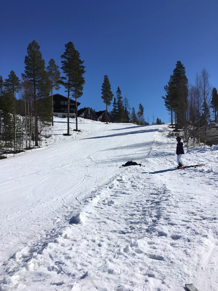 Dalarnas längsta som går genom stugområdet..