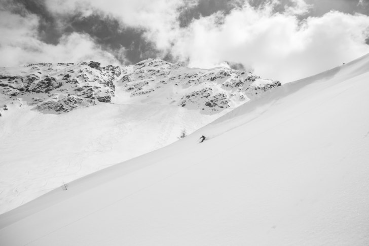 Line of the day. Verbier, Schweiz.