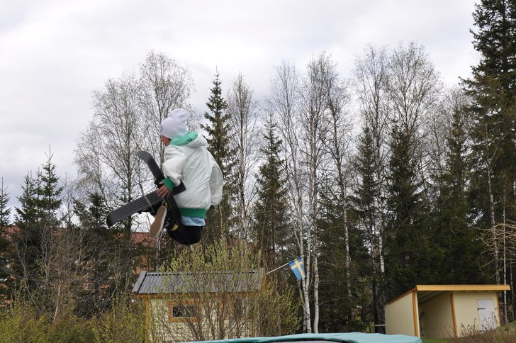 jump skii. Foto: jag Hugo Atterlid. Åkare: Jag .
