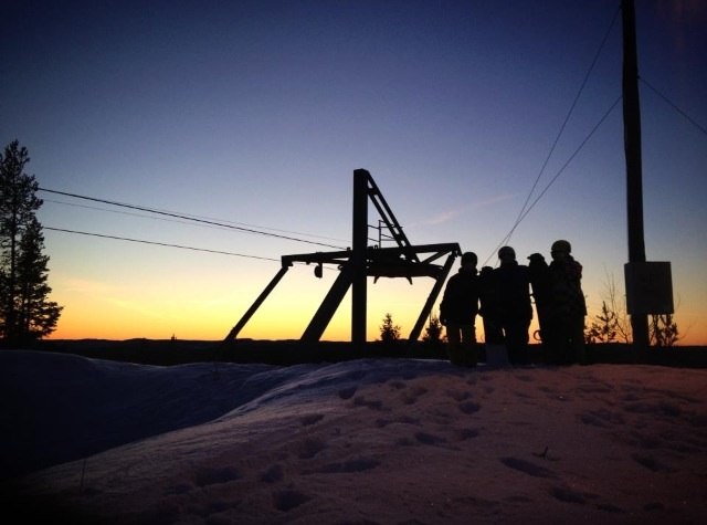 Knäppte en härlig bild och tänkte dela den med . Foto: Albin Staffansson. Åkare: Jorge bergman, Jonathan Blixt och Stefan Vesterlund.