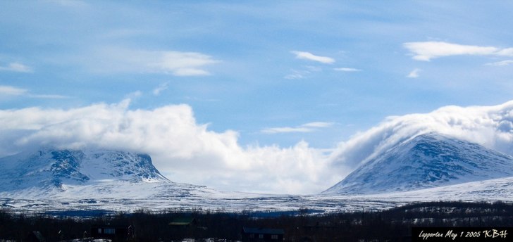 Vi åkte skidor i gränsen i slutet av april 2005,. Foto: Kenneth Bodin.